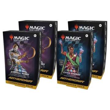 Magic: The Gathering Aetherdrift Commander Deck Bundle - 2 of Each Deck (2 Living Energy + 2 Eternal...