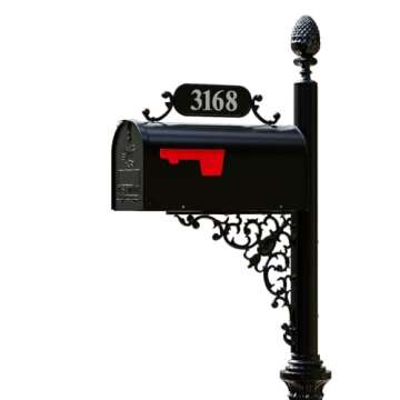 Durable Customizable Charleston Mailbox Address Plate