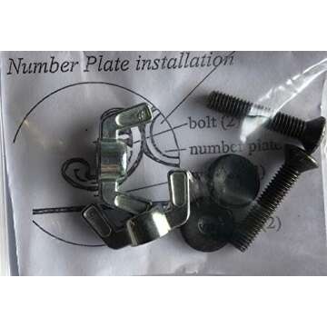 Durable Customizable Charleston Mailbox Address Plate