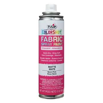 Tulip ColorShot Instant Spray Fabric Color 3oz. Neon Pink
