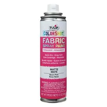 Tulip ColorShot Instant Spray Fabric Color 3oz. Neon Pink