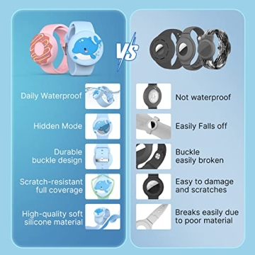 Waterproof Air Tag Bracelets for Kids - Durable & Cute