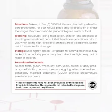 Pure TheraPro Vegan B12 Drops for Energy and Health Support