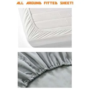 Elegant Comfort 1500 Premium Fitted Sheet for Twin XL Beds