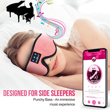 MUSICOZY Bluetooth 5.2 Sleep Headphones with HD Sound