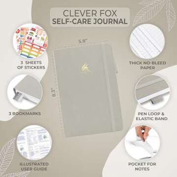 Clever Fox Self-Care Journal for Mindfulness & Wellness