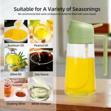 Aovdy Olive Oil Dispenser and Sprayer for Kitchen Cooking