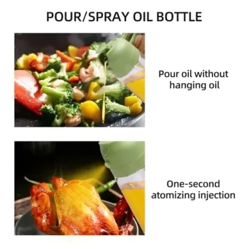 Aovdy Olive Oil Dispenser and Sprayer for Kitchen Cooking