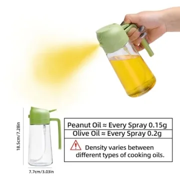 Aovdy Olive Oil Dispenser and Sprayer for Kitchen Cooking