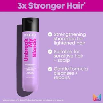 Matrix Unbreak My Blonde Shampoo & Conditioner Set - Repair Hair