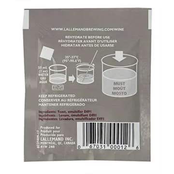 5x Lalvin 71B-1122 Nouveau Style Wine Yeast 5g Homebrew Wine Making 4.5L-23L