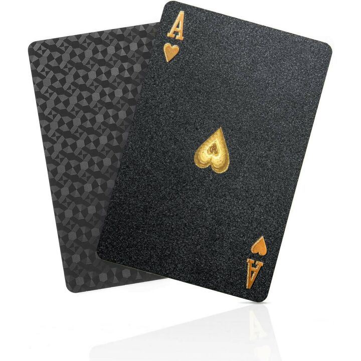 Waterproof Black Diamond Playing Cards - HD Deck