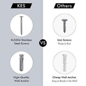 KES Bathroom Towel Hook - Elegant Stainless Steel Design