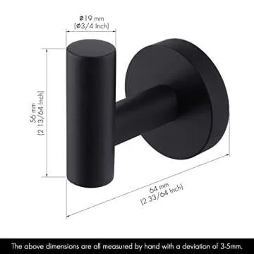 KES Bathroom Towel Hook - Elegant Stainless Steel Design