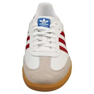 adidas Samba Soccer Shoes - Cloud White/Burgundy