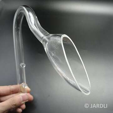 JARDLI Violet Pipe Outflow for Aquarium Planted Tanks