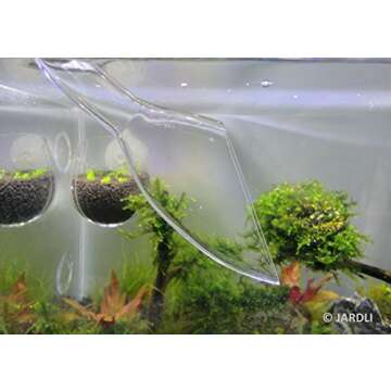 JARDLI Violet Pipe Outflow for Aquarium Planted Tanks