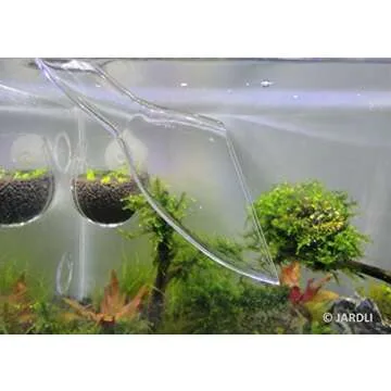 JARDLI Violet Pipe Outflow for Aquarium Planted Tanks