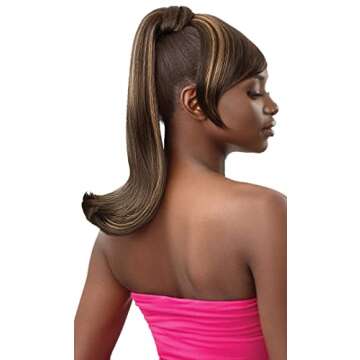 Outre Pretty Quick Ponytail Bang x Pony Novelia - Effortless Styling in 1B Color