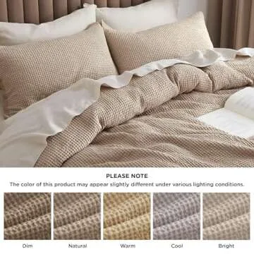 Bedsure Cotton Queen Duvet Cover - Luxury Soft Bedding Set