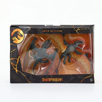 Jurassic World Amber Collection Dimorphodon Figure 2-Pack