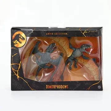 Jurassic World Amber Collection Dimorphodon Figure 2-Pack