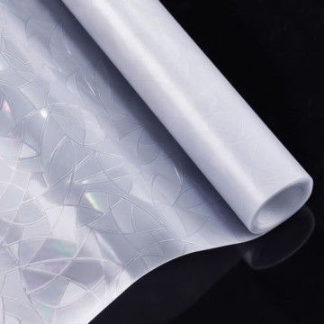 Dwersty Rainbow Window Privacy Film for Home Decor