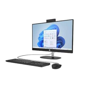 HP All-in-One Desktop 23.8 FHD Touchscreen, Ryzen 5 PC