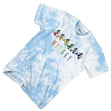 Disney Men's Mickey Mouse Tie Dye Graphic Tee Shirt
