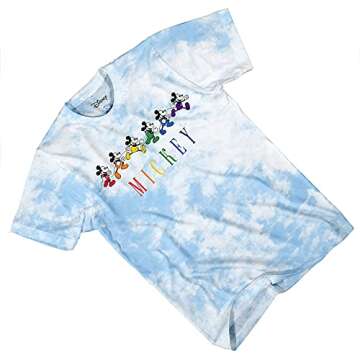 Disney Men's Mickey Mouse Tie Dye Graphic Tee Shirt