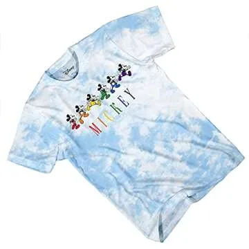 Disney Men's Mickey Mouse Tie Dye Graphic Tee Shirt