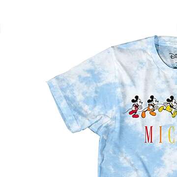 Disney Men's Mickey Mouse Tie Dye Graphic Tee Shirt