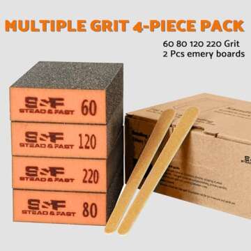 Versatile Sanding Sponge Set for Wood and Drywall Projects