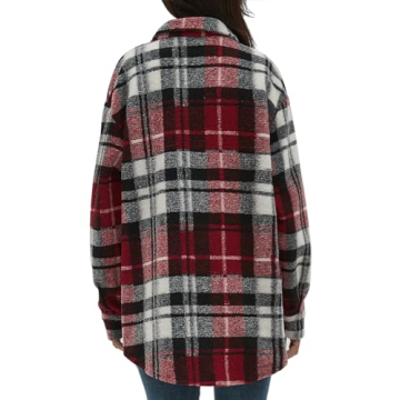 CHYRII Women's Casual Flannel Shacket for Cozy Style