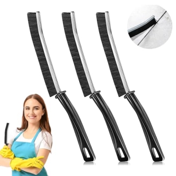 Hiyniaz 3Pcs Crevice Cleaning Brush Tool - Ultimate Grout & Bathroom Cleaner