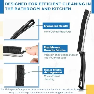 Hiyniaz Crevice Cleaning Brush Tool for Tough Cleaning Tasks