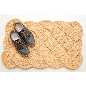 Iron Gate Natural Jute Rope Woven Doormat 18x30