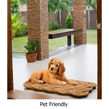 Iron Gate Natural Jute Rope Woven Doormat 18x30