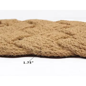 Iron Gate Natural Jute Rope Woven Doormat 18x30