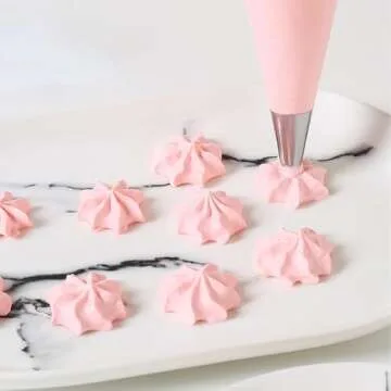 LABOTA Piping Bags Disposable,10 Inch Pastry Bags,200 Tipless Icing Bags for Cake Decorating