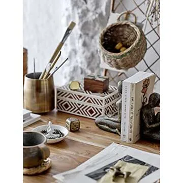 Elegant Bloomingville Cast Iron Bookends for Art Lovers