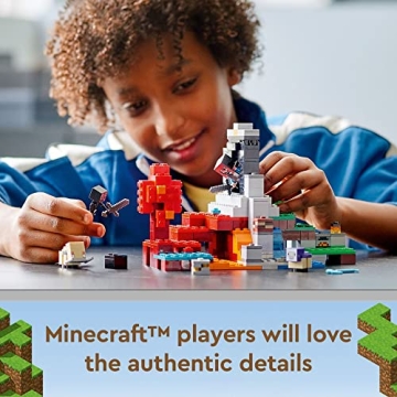 LEGO Minecraft The Ruined Portal Toy for Kids 8+