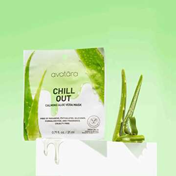 Hydrating Avatara Chill Out Face Masks - 15 Sheets