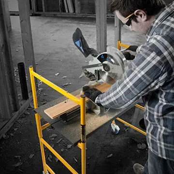 MetalTech Scaffold Platform, 9 Ft Reach, 500 Lbs Capacity