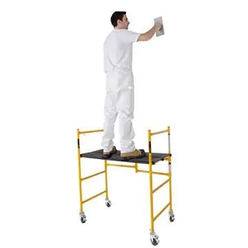 MetalTech Scaffold Platform, 9 Ft Reach, 500 Lbs Capacity