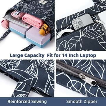 Stylish WLLWOO Yoga Bag for Women with Mat Carrier