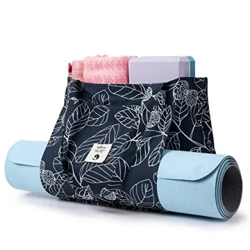 Stylish WLLWOO Yoga Bag for Women with Mat Carrier