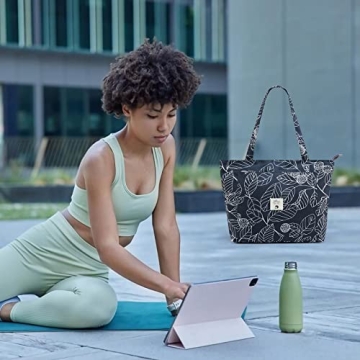 Stylish WLLWOO Yoga Bag for Women with Mat Carrier