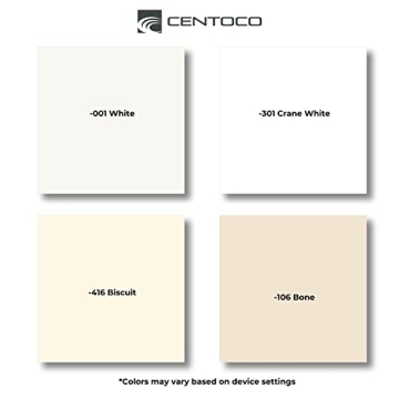 Centoco Elongated Plastic Toilet Seat for Easy Comfort