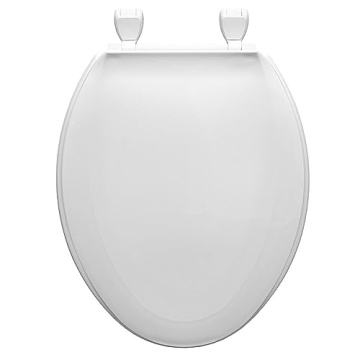 Centoco Elongated Plastic Toilet Seat for Easy Comfort